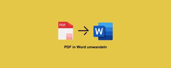 Konvertierung von PDF in Word